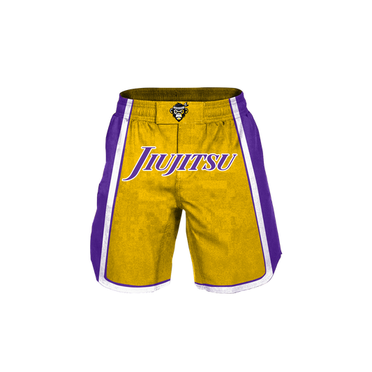 SHORTS PURPLE AND GOLD